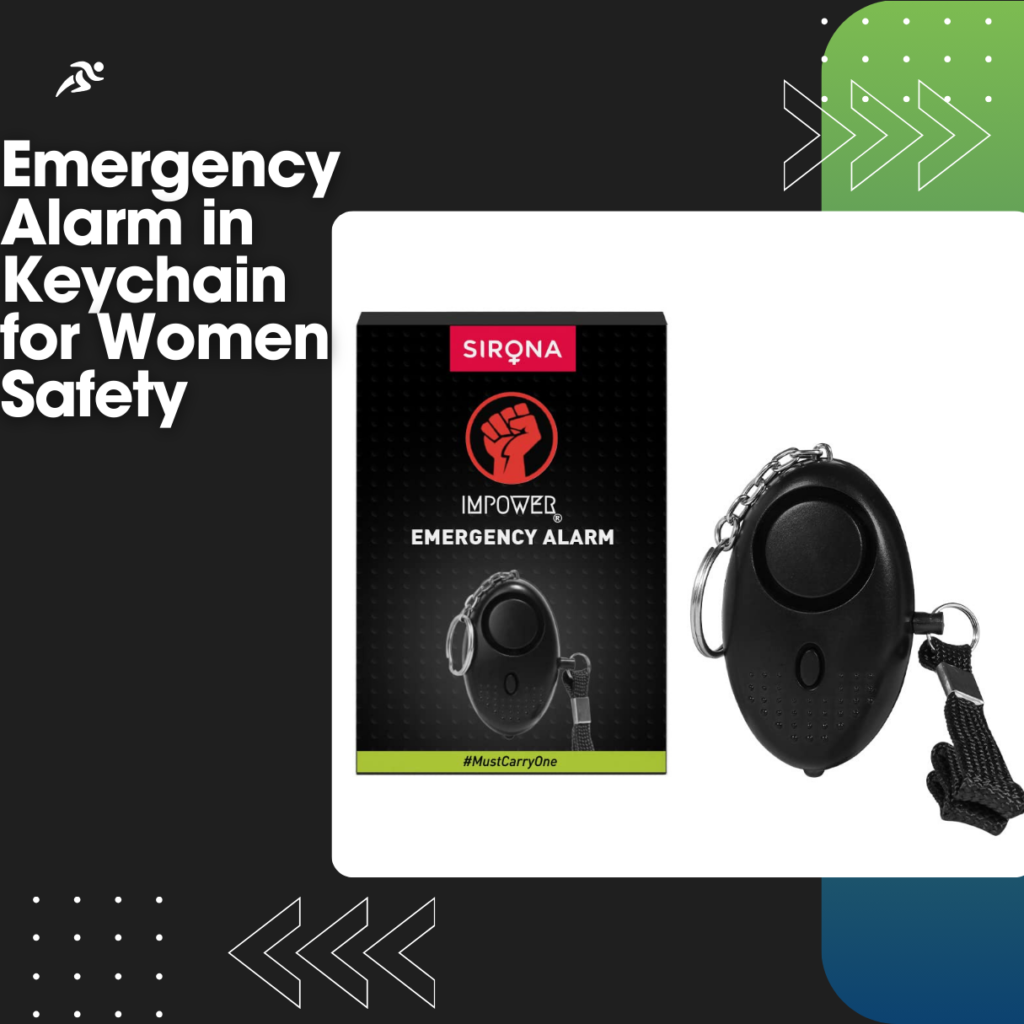 Emergency Alarm in Keychain for Women Safety