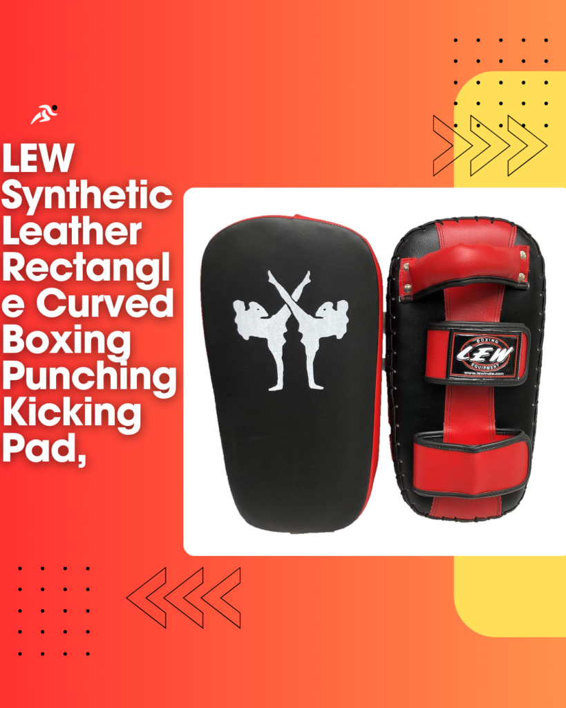 LEW Synthetic Leather Rectangle Curved Boxing Punching Kicking Pad